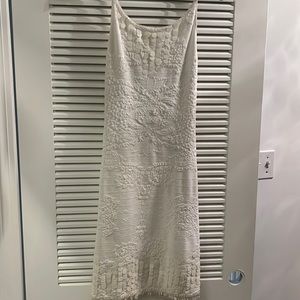 Chanel midi white dress